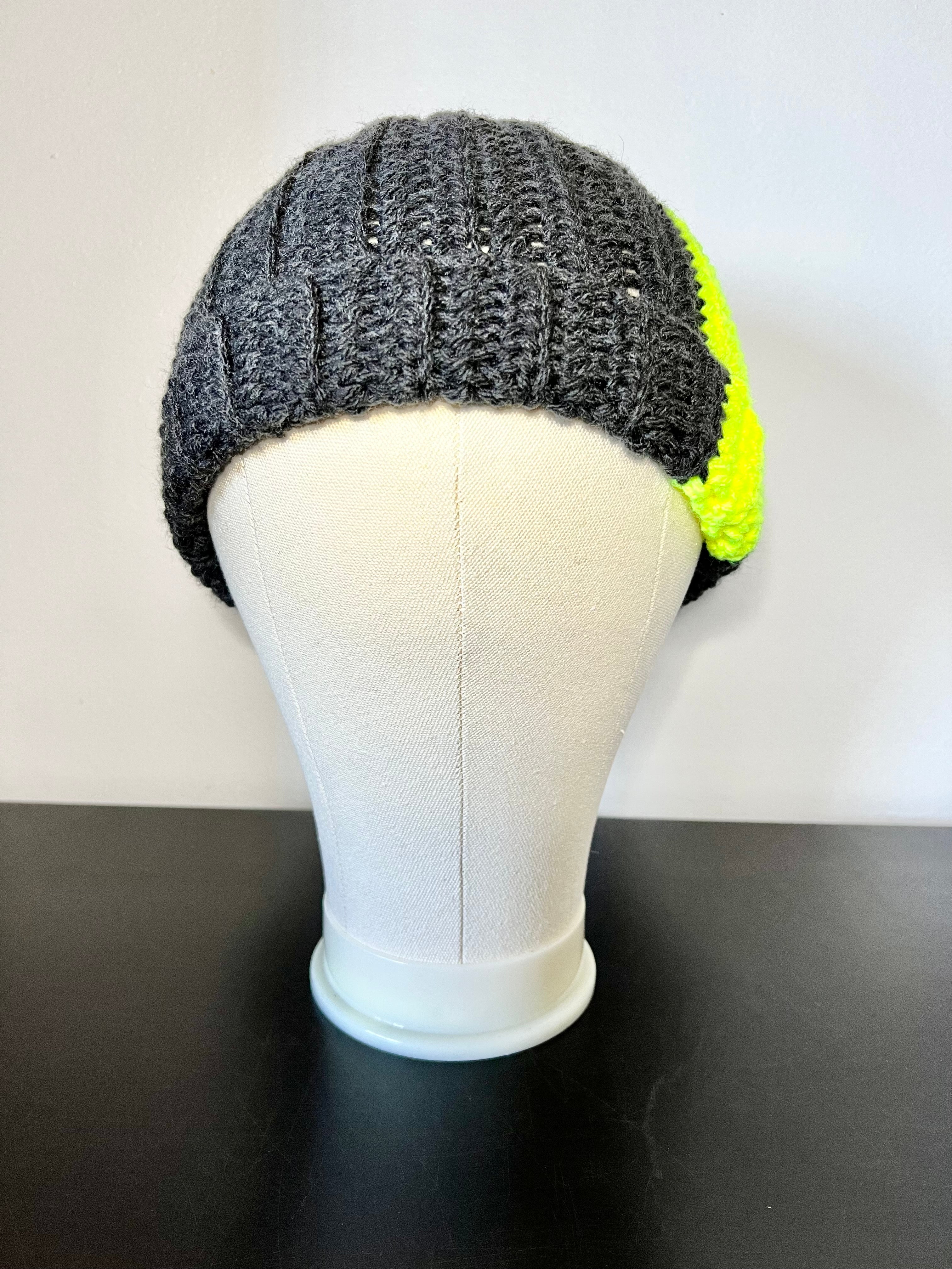 Mitchie\'s Color Block Wool Knit Beanie Cozy Warm Purple- Multicolor beanie, Unisex, One Size – Jill  main image 4